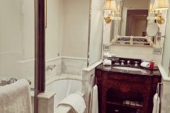 Some terrazzo mosaics under your feet.